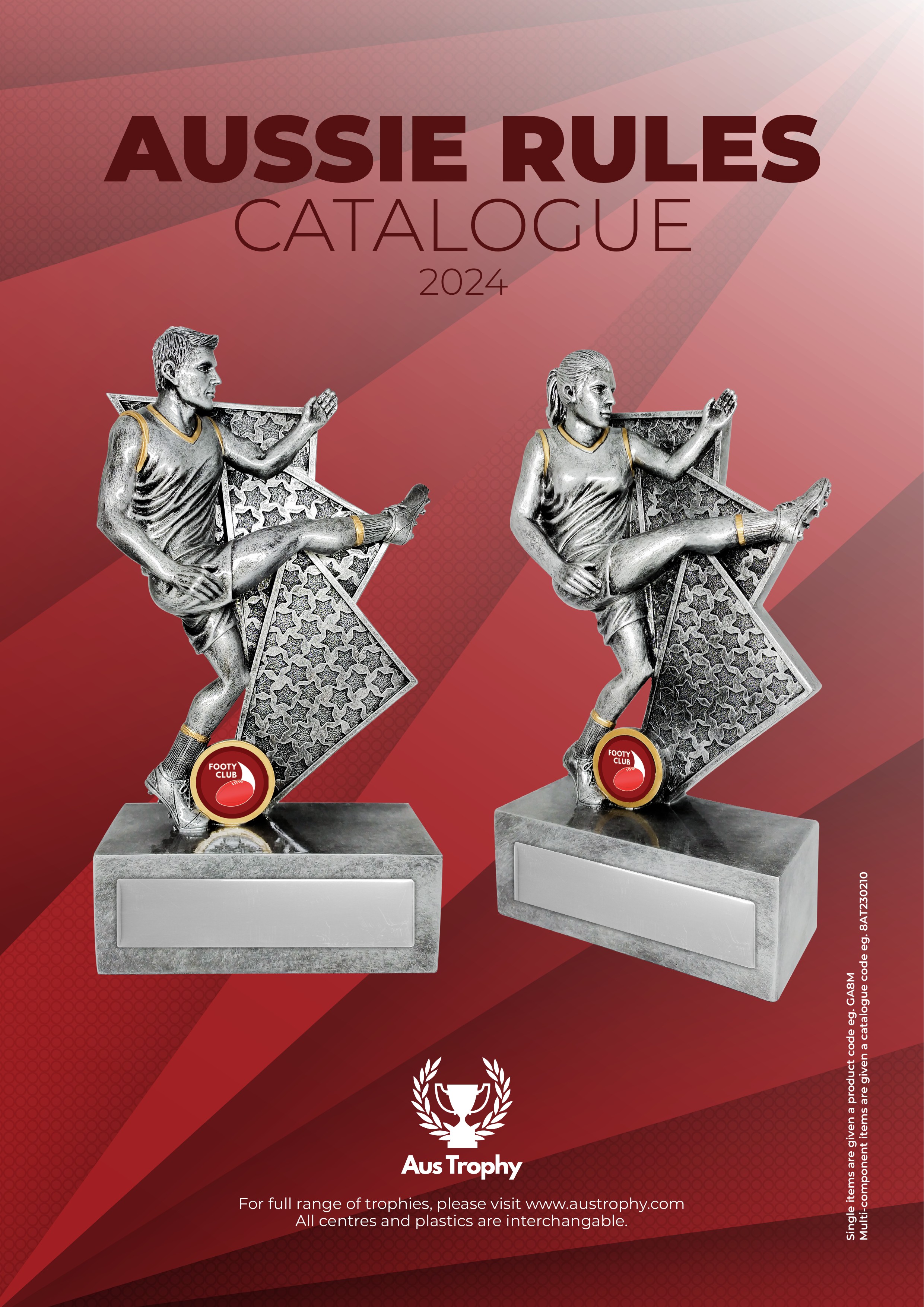 AusTrophy – Australian Trophies & Awards – Aussie Rules front page