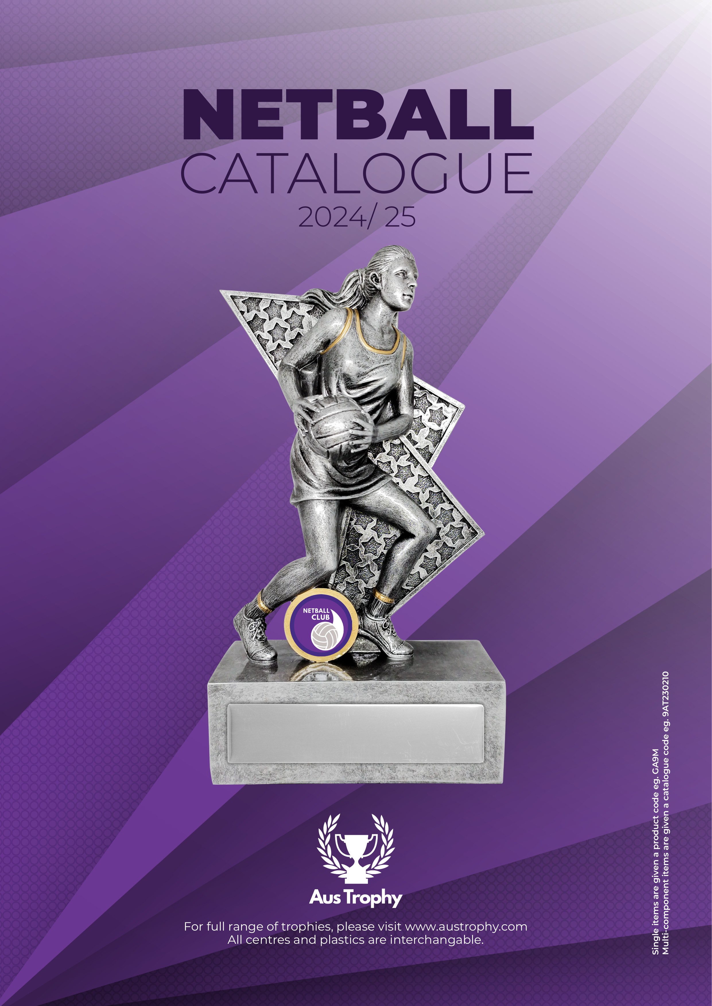 AusTrophy – Australian Trophies & Awards – Netball front page