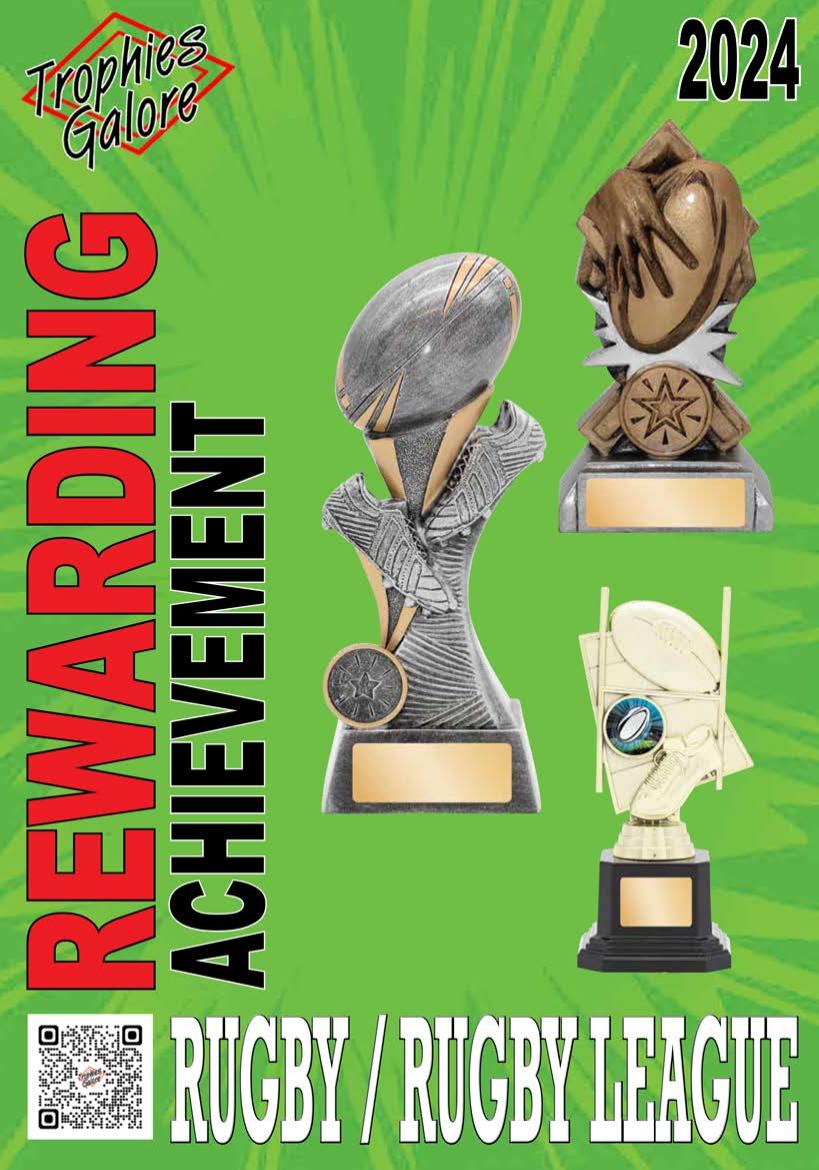 Trophies Galore – Rugby 2024 front page